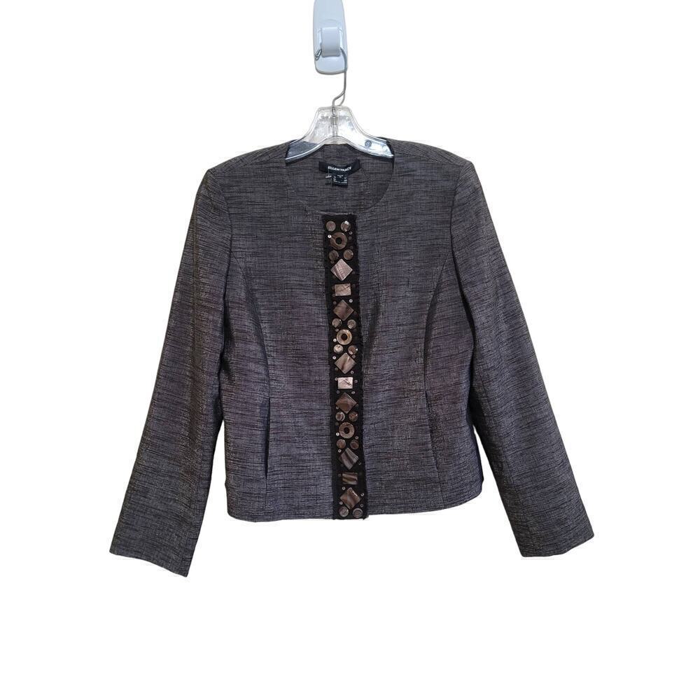 Ellen Tracy Women's Brown Jacket Sz 10Petite NWT